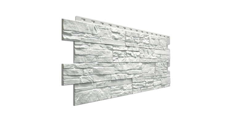 Фасадная панель Stein, Молочный