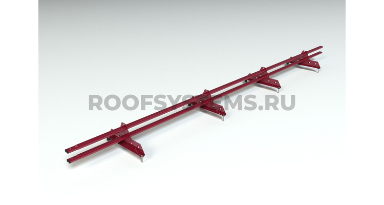 Снегозадержатель ELITE 40*20 овальный универсальный NEXT RAL 3005 (красное вино)