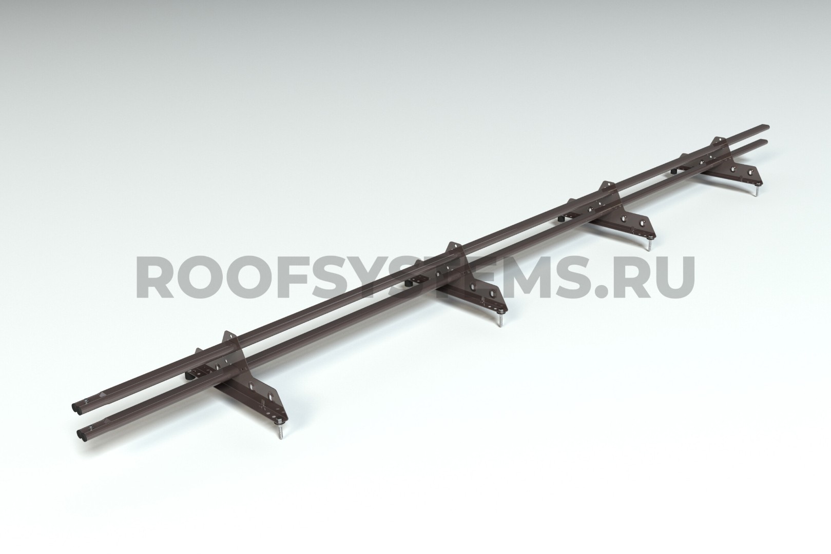 Снегозадержатель ELITE 40*20 овальный универсальный NEXT RAL 8019 (cеро-коричневый)