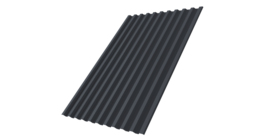 Профнастил С21R GL 0,5 Rooftop Бархат RAL 7024 мокрый асфальт