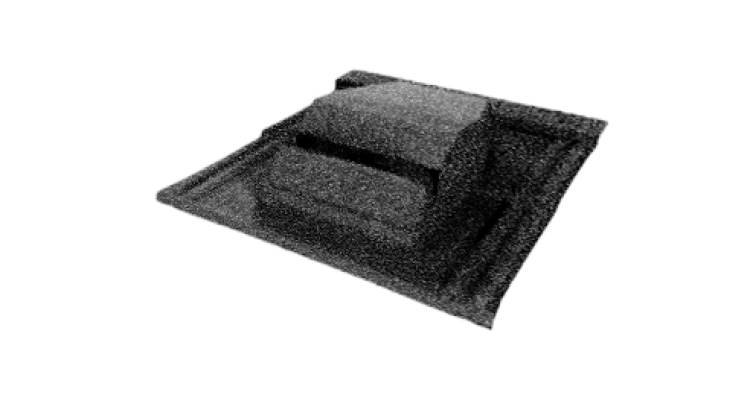 Вентилятор кровельный Metrotile RV75 MetroViksen черный