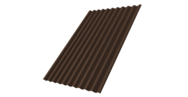 Профнастил С21R 0,5 Satin Мatt RAL 8017 шоколад