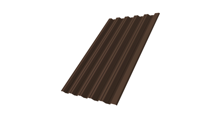 Профнастил HC35R 0,5 Satin Мatt RAL 8017 шоколад