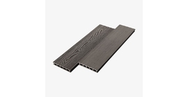 Террасная доска ДПК пустотелая UnoDeck Vintage 150×24 мм графит 4м