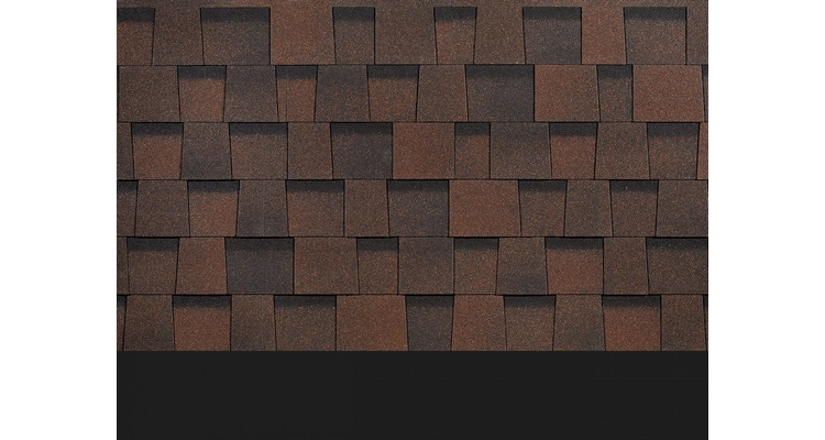 Ламинированная черепица Серия Dragon Standard, тёмно-коричневый