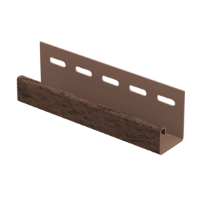 Планка J-trim Стоун-хаус Камень Жженый