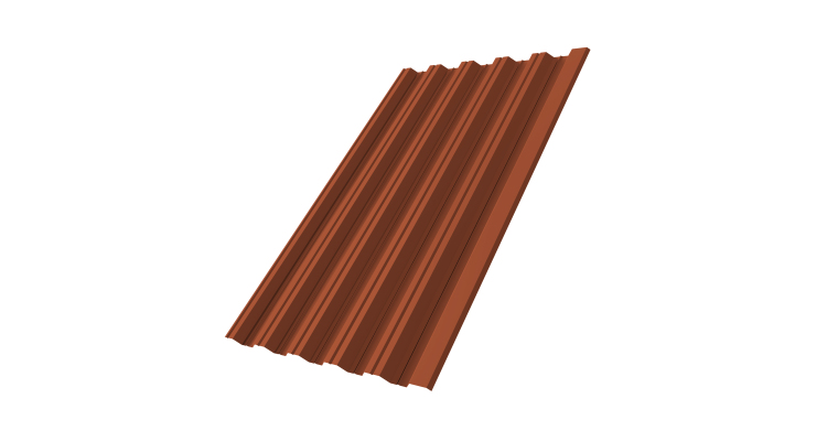 Профнастил HC35R 0.45 Drap TX RAL 8004 терракота