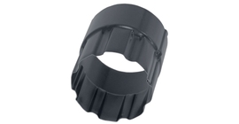 Соединитель трубы 100 мм Мatt RAL 7024 мокрый асфальт