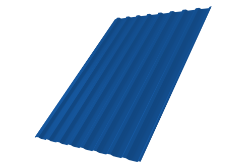 Профнастил С20В 0,45 PE RAL 5005 сигнальный синий