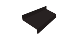 Отлив простой 50 0,45 Drap TR RAL 9005 черный (2м)