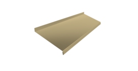 Отлив простой 200 0,45 PE с пленкой RAL 1014 слоновая кость (3м)