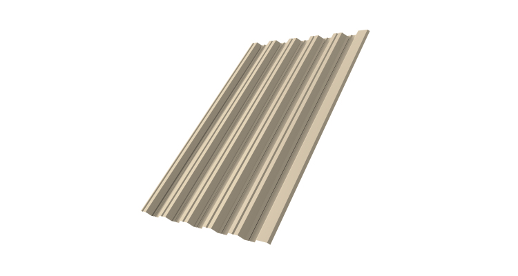 Профнастил НС35R 0,45 Drap TX RAL 1015 светлая слоновая кость