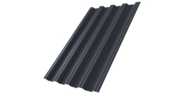 Профнастил НС44 0,5 Satin Matt TX RAL 7024 мокрый асфальт