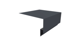 Планка околооконная сложная Блок-хаус new 250х75х27 0,45 Drap TR RAL 7024 мокрый асфальт (2м)