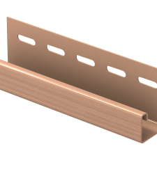 Планка J-трим сайдинга 3050 ЮП (уп 20 шт), цвет розовый