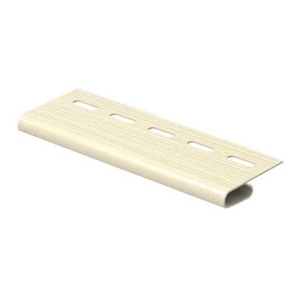 Финишная планка сайдинга 3050 ЮП (уп 20 шт), цвет ванильный