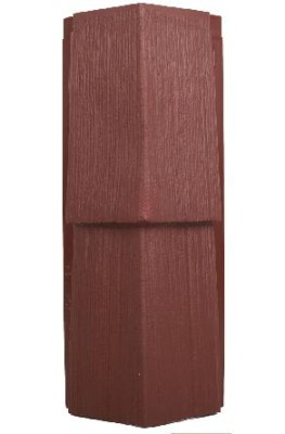 Угол фасадный Т-Сайдинг ЭКО-1 Щепа дуб Браун