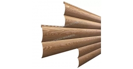 Сайдинг Металл Профиль Woodstock-28х330 (ECOSTEEL_T-01-Кедр-0.5)