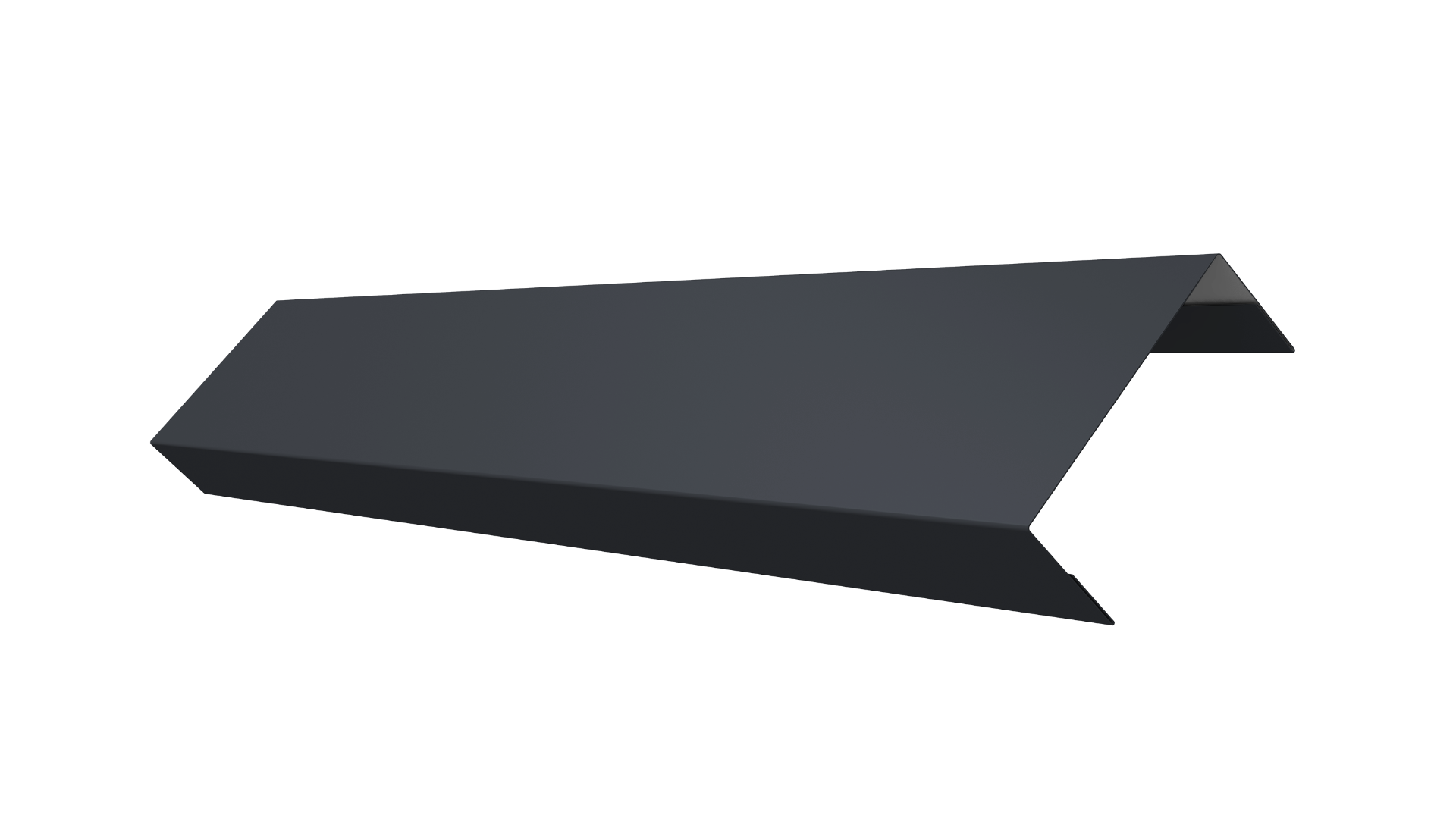 Ламель лицевая 50 забора жалюзи Texas 0.45 PE-Double с пленкой RAL 7024 мокрый асфальт