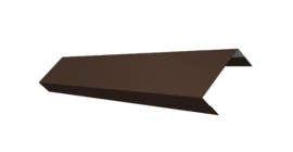 Ламель обратная 50 забора жалюзи Texas 0.45 Drap с пленкой RAL 8017 шоколад