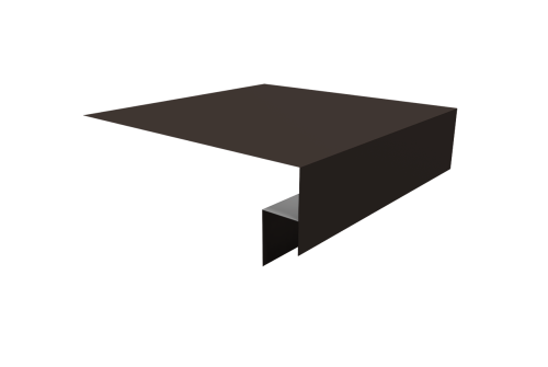 Планка околооконная сложная Экобрус Grand Line 200х50х25 0,45 Drap RR 32 темно-коричневый (2м)