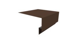 Планка околооконная сложная Экобрус Grand Line 250х75х25 0,45 Drap RAL 8017 шоколад (2м)