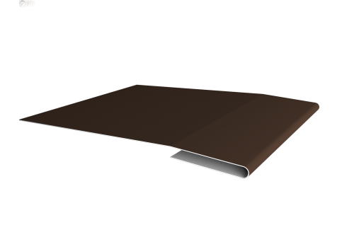 Планка начальная 0,5 Satin Matt RAL 8017 шоколад (3м)