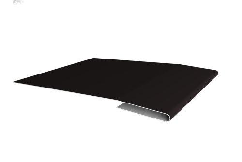 Планка начальная 0,5 Satin Matt RAL 9005 черный (3м)