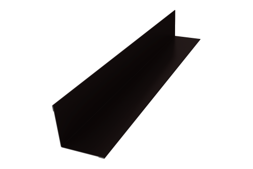 Угол внутренний 50х50 0,5 Satin Matt RAL 9005 черный (3м)