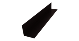 Угол внутренний 50х50 0,5 Drap RAL 9005 черный (3м)