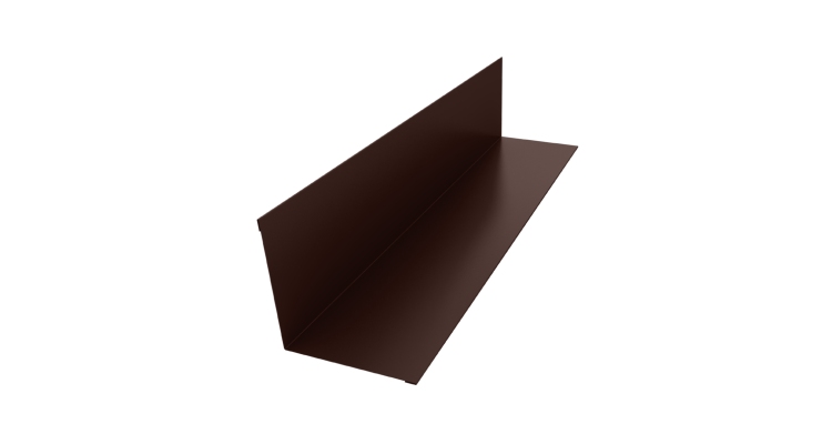 Угол внутренний 110х110 0,5 Drap TX RAL 8017 шоколад (2м)
