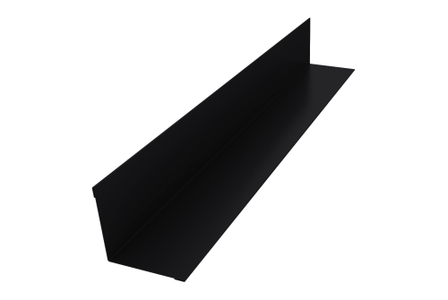 Угол внутренний 30х30 0,5 Satin Matt RAL 9005 черный (2м)