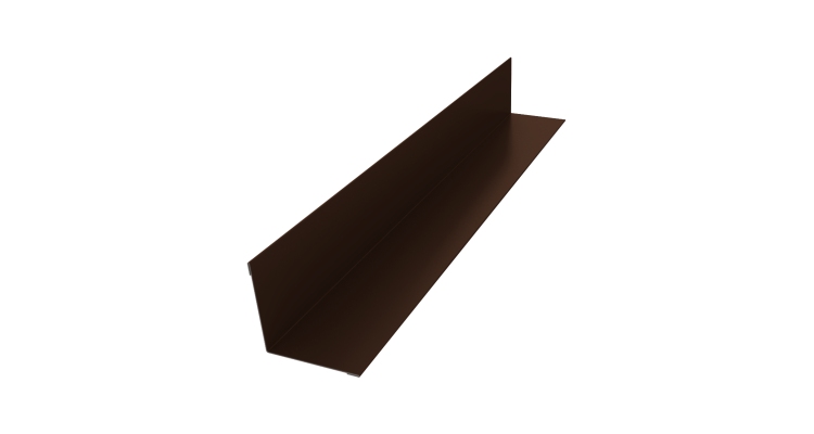 Угол внутренний 30х30 0,5 Drap RAL 8017 шоколад (3м)