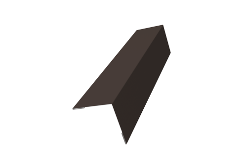 Угол внешний 50х50 0,5 Satin с пленкой RR 32 темно-коричневый (3м)