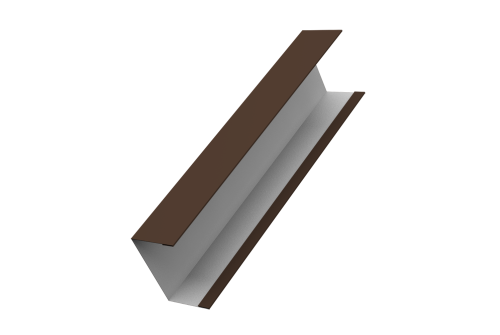 Крышка жалюзи Milan,Tokyo 0,5 Drap RAL 8017 шоколад (3м)