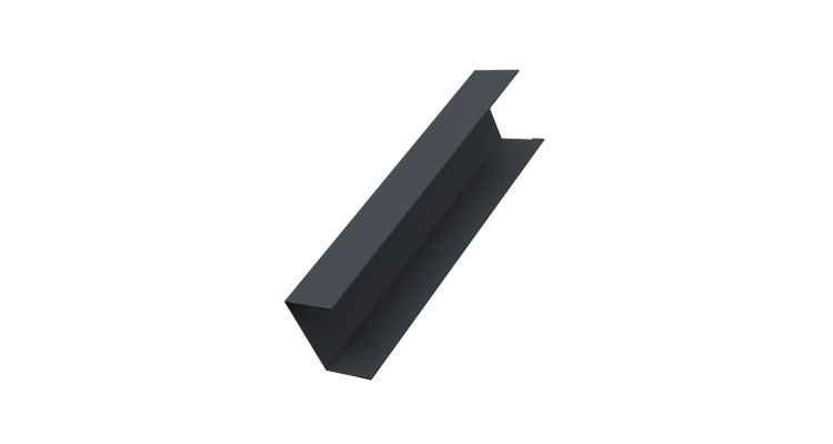 Крышка жалюзи Milan,Tokyo 0,45 Drap-double TX RAL 7024 мокрый асфальт (3м)