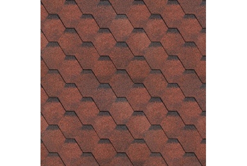 Черепица гибкая Технониколь Финская Соната красный